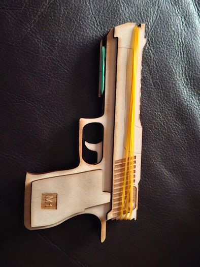 Handmade Wooden Rubber Band Toy