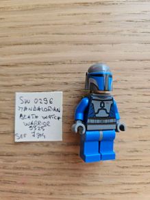 lego sw0296 mandalorian death watch, set star wars 7914, 9525