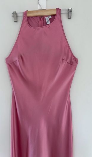 &Other Stories Slim Satin midi dress