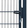 2D Fence Gate (Single) Anthracite Grey 106 x 190 cm Image 4