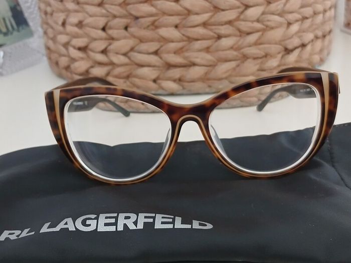 Genuine Karl Lagerfeld Vintage Tortoiseshell  Pattern Glasses