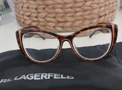 Genuine Karl Lagerfeld Vintage Tortoiseshell  Pattern Glasses