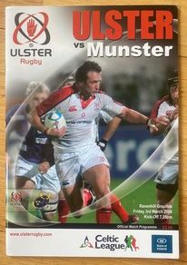 2006 Ulster v Munster - Celtic League Programme