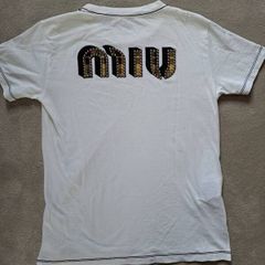 Miu Miu by Prada Stud Tshirt S Authentic