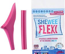 Reusable Pee Funnel  A Flexible, Larger Version Of The Original Female Urination Device Since 1999! Quickly, Easily and Discreetly, Wee Standing Up. Comes with an Extension Pipe.