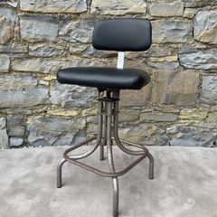 Vintage Leadbank Industrial Workshop Chair.