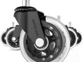 Desk Chair Wheels Rollerblade Caster for Universal Chair Wheel Replacement Set of 5 Strong Chair Casters Supports up to 650lbs