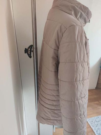 C&A beige padded coat jacket size UK20/22 EU48/50 Postage included