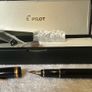 Pilot Falcon fountain pen, black resin, 14K soft medium nib Image 6