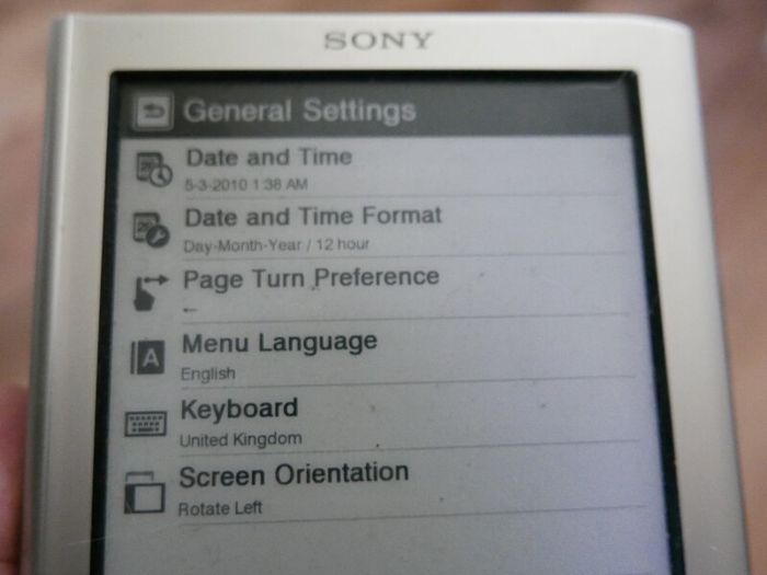 Sony eReader Touch Edition Black PRS-650 . Fully Working
