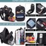 Extra Large Backpack for Men 50L,Lunch Backpack Work Bag Travel Laptop Backpack 17.3 Inch with USB Charging Port,Water Resistant Big Business Computer Rucksack for Men Women College School Black (FREE POSTAGE) Image 2