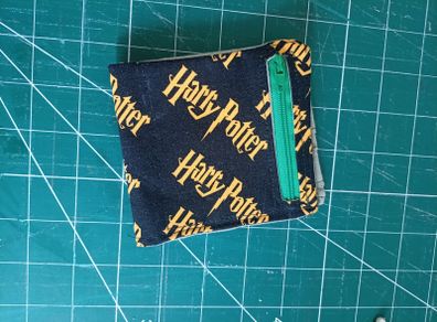 Handmade fabric foldable wallet - Harry potter theme