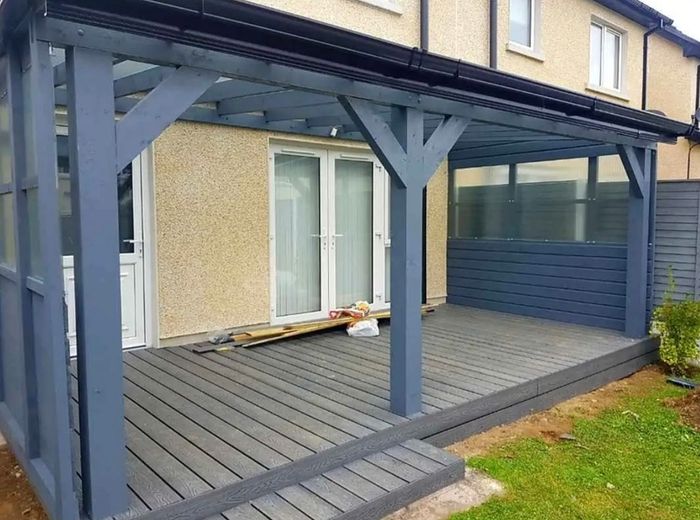 Pergola Timber with side panels