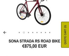 Sona Road Bike with full accessory kit