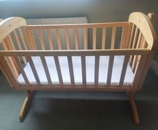 Mamas & Papas wooden baby cot