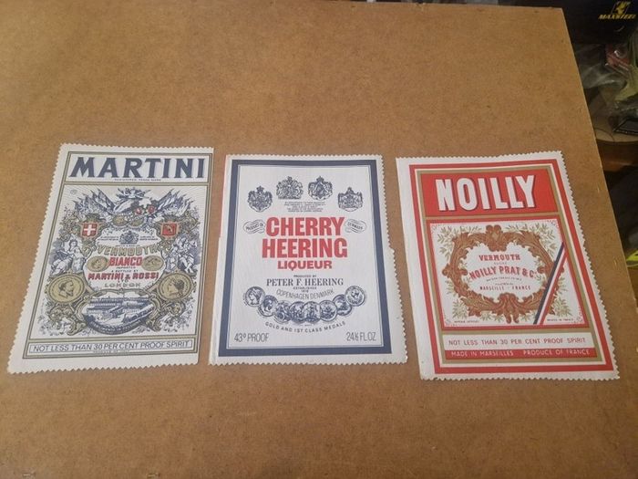3 Antique Beer mats