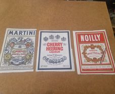3 Antique Beer mats