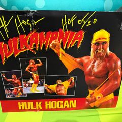 Autographed Hulk Hogan HoF Inscription 8x10 Print