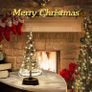 Mini Christmas Tree, Night Light for Home/Decoration/Party/Wedding, USB or Battery Powered, 10Inch 40LED Light Tree, Inside Black S Image 5