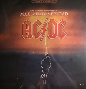 AC/DC MAXIMUM OVERLOAD rare collector vinyl record . Recorded in 1978