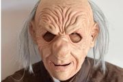 Old man Halloween latex mask.