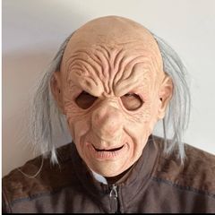 Old man Halloween latex mask.