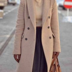 Zara bloggers favourite camel coat