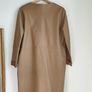 Cos Leather Coat Size Uk 14 Image 7