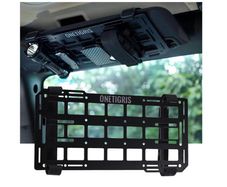 OneTigris Molle - Fiberglass Hard Visor Organizer, Versatile Tactical MOLLE Panel for Car