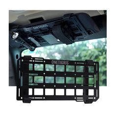 OneTigris Molle - Fiberglass Hard Visor Organizer, Versatile Tactical MOLLE Panel for Car