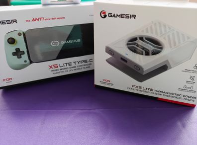 Unused GameSir X5 Lite Controller AND FX5 Lite Cooler in box