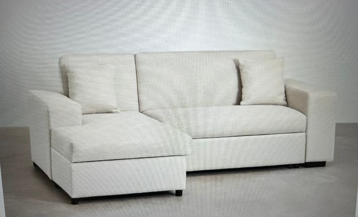 left chaise longue of sofa bed