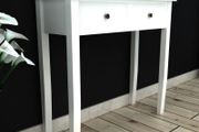 Dressing Console Table with Two Drawers White