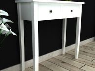 main image for ad Dressing Console Table with Two Drawers White