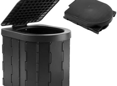Portable Toilet, Outdoor Camping Toilet Fishing Toilet Campervan Toilet Collapsible Toilet Bucket Portable Loo Camping Loo Camping WC