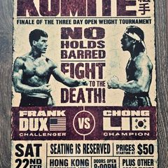 Metal sign
