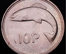 Ireland - 2000 - 10 Pence - Salmon - KM.29 - [2589]