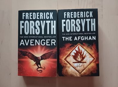 The Afghan & Avenger by Frederick Forsyth (Spy Espionage Paperbacks 2007)