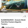 ELASMOSAURUS - Jurassic World Park Dino Trackers Gigantic Trackers Image 2