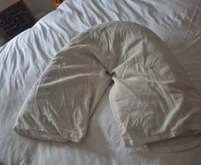 v shaped pillow