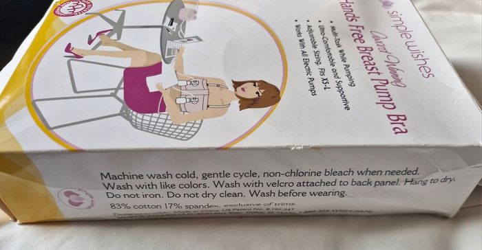 Simple Wishes Breast Pump Bra