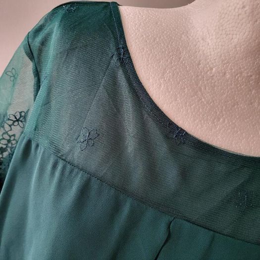 Shein dark green occasion dress, Size 3XL / UK22