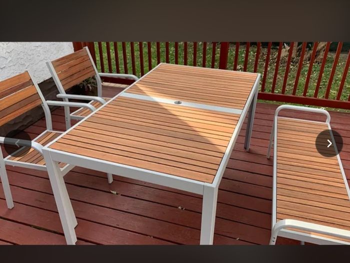 Outdoor table sjalland ikea