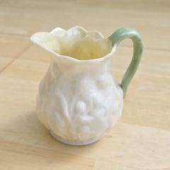 Antique Belleek 2nd Period Black Mark Small Jug