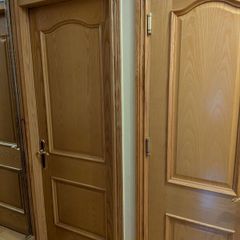 4x Solid wood doors + 2x with glass