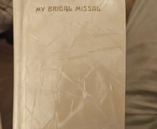 My Bridal Missal.  Vintage Mother Of Pearl 1950's Catholic Bridal Prayer Book. In Good Condition.  See Photos For Same.