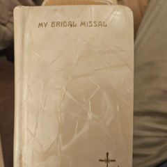 My Bridal Missal.  Vintage Mother Of Pearl 1950's Catholic Bridal Prayer Book. In Good Condition.  See Photos For Same.