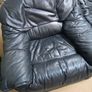 4x Black single Seat sofa chairs Image 4