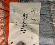 Irish Open 2021 Signed Flag