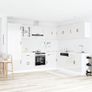 14 Piece Kitchen Cabinet Set Gloss White Image 3